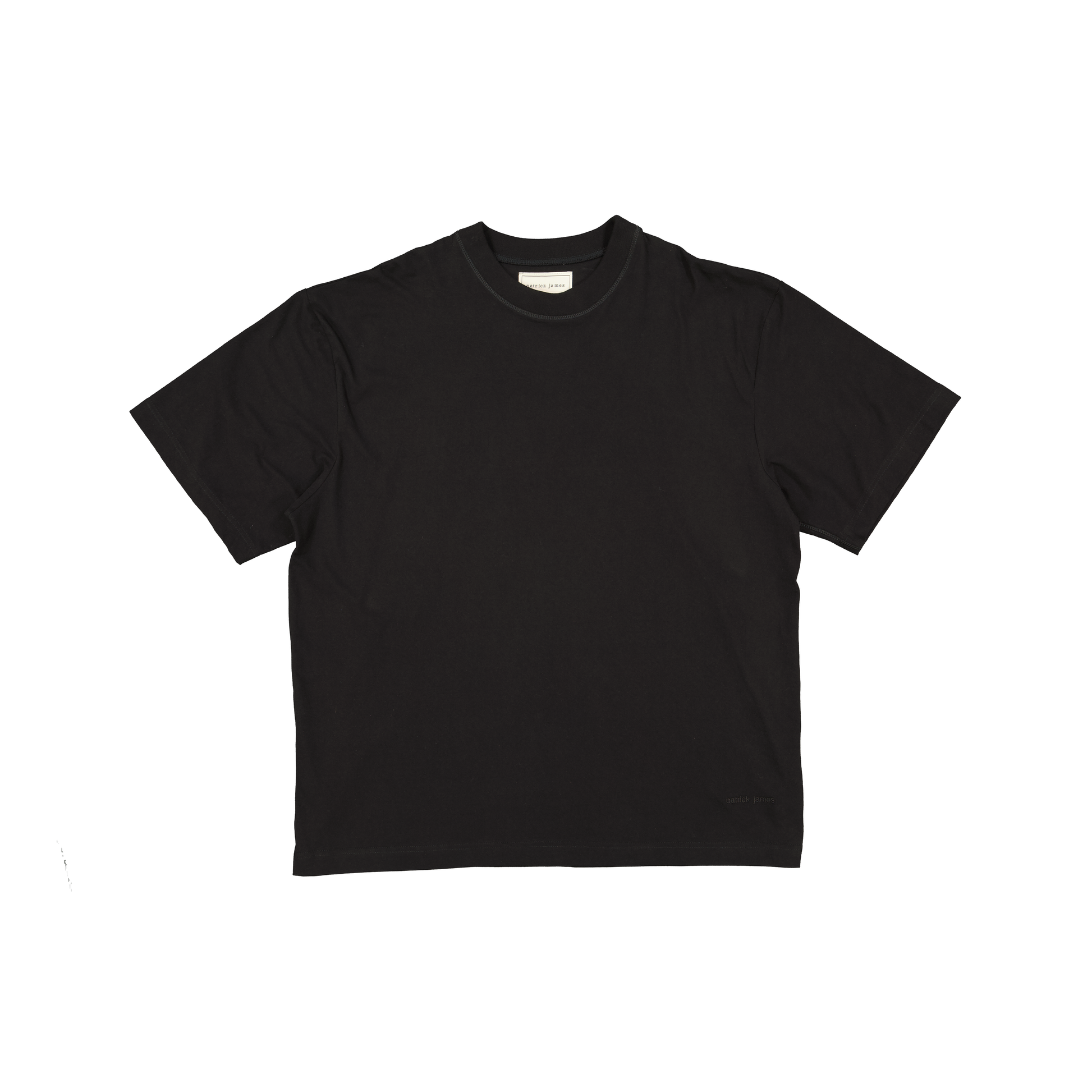 box cut oversized mens t-shirt black south africa